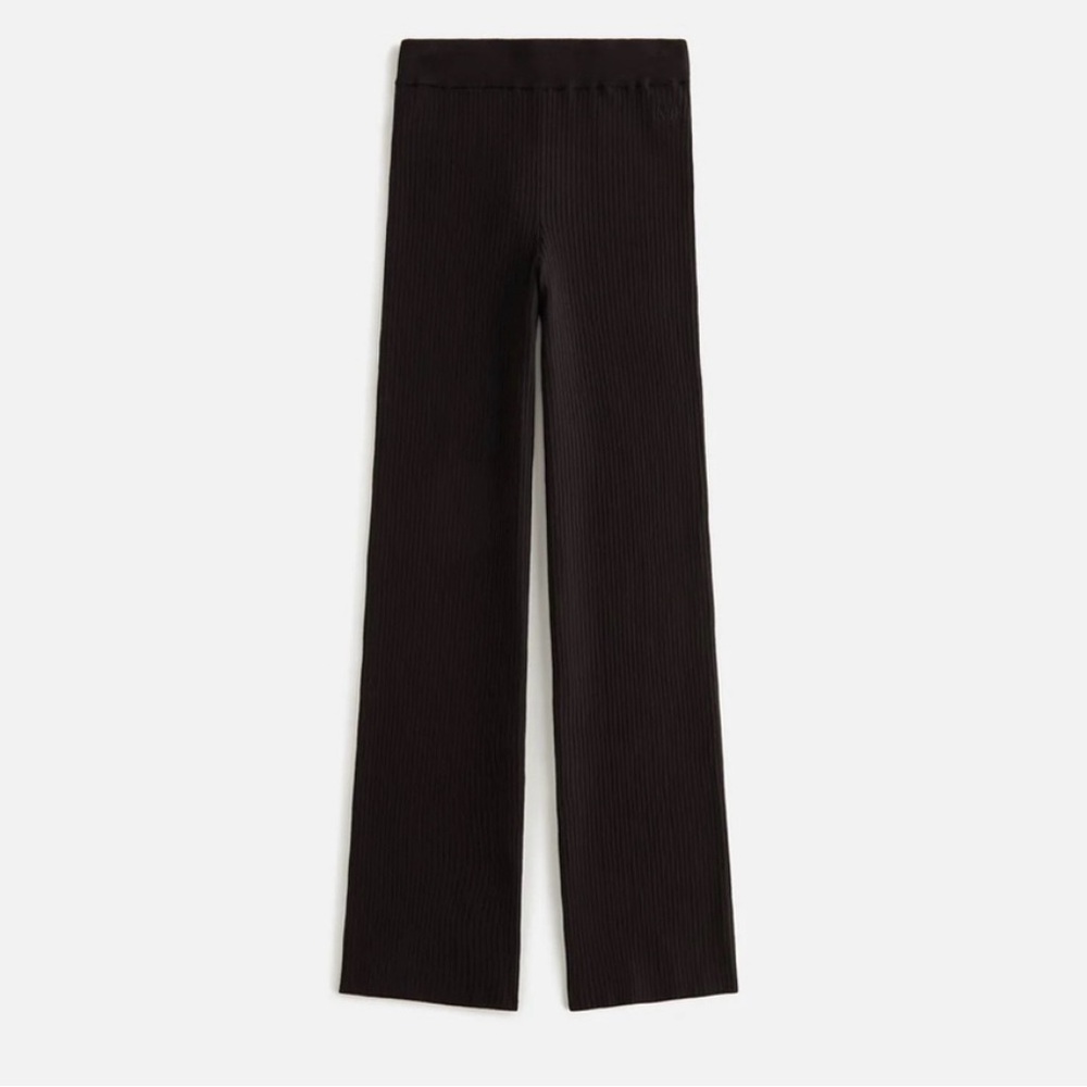 Kith Black Straight Leg Ribbed Pants